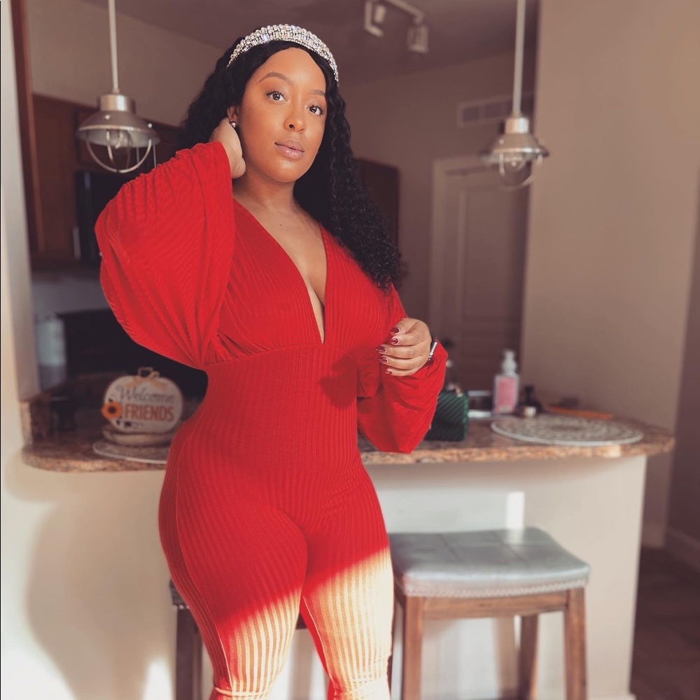 Holiday season jumpsuit